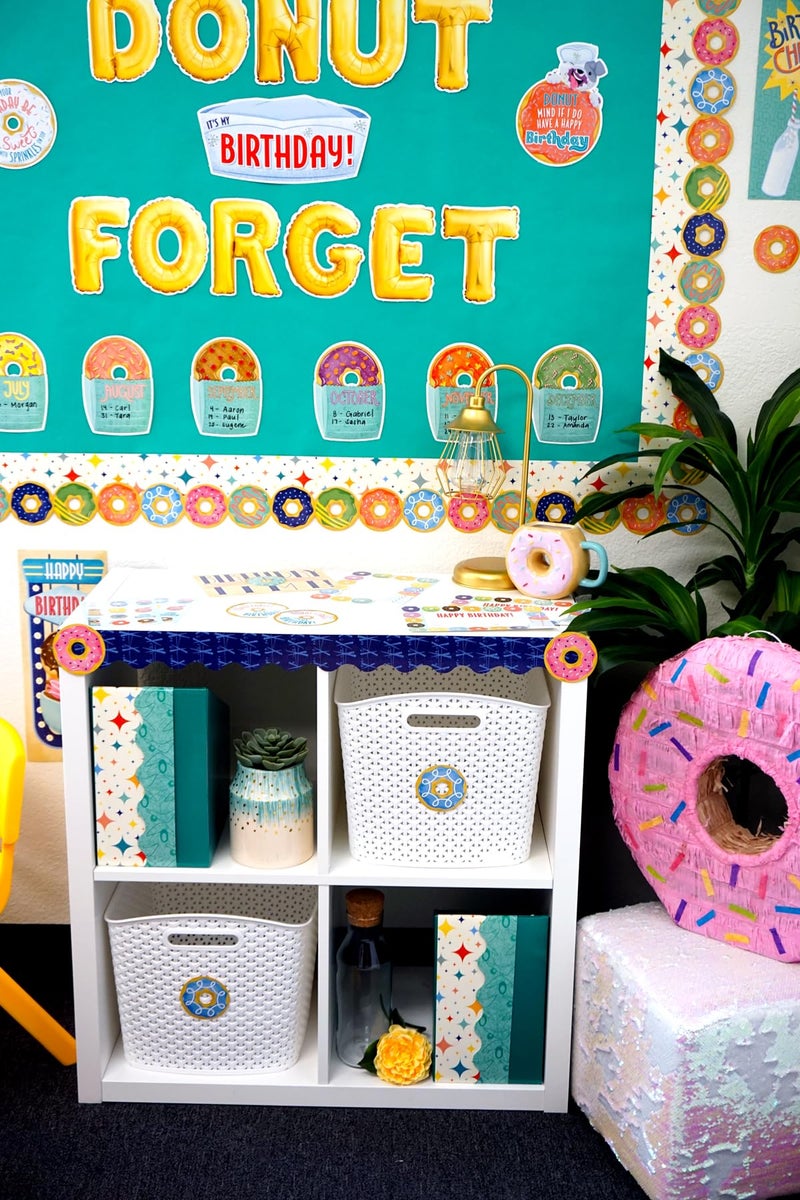 Creative Teaching Press CTP Mid-Century Mod Donuts 3" Designer Cut-Outs, 6 Designs, Set of 36 accents, 3" Each (Creative Teaching Press 8226) - Image 4